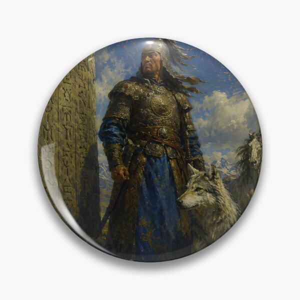 Item preview, Epic Turkic Warrior: The Guardian of the Steppe and Old Turkic Runes designed and sold by hamfindik.