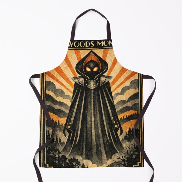 Item preview, Flatwoods Monster West Virginia Art Deco designed and sold by Folk Bestiary.