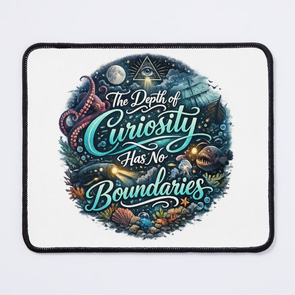 Item preview, The Depth of Curiosity Has No Boundaries designed and sold by ChenryConcepts.