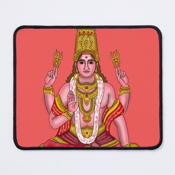 Item preview, Lord Mars in Indian Astrology | Hindu Planetary Deity Digital Artwork designed and sold by Harshit_Digital_Arts.
