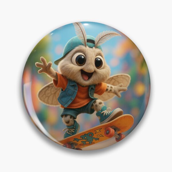 Item preview, Skater Wax Moth designed and sold by Sillytoe.