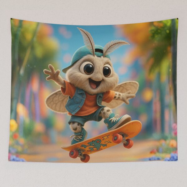 Item preview, Skater Wax Moth designed and sold by Sillytoe.