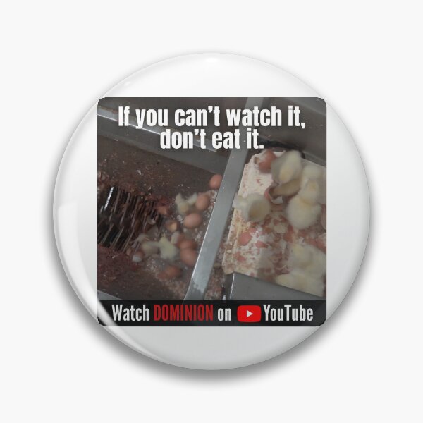 Item preview, If you can’t watch it, don’t eat it. Watch Dominion on YouTube. Vegan sticker designed and sold by vegan4lyfe.