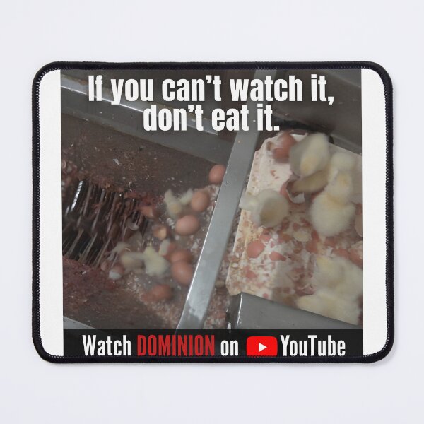 Item preview, If you can’t watch it, don’t eat it. Watch Dominion on YouTube. Vegan sticker designed and sold by vegan4lyfe.