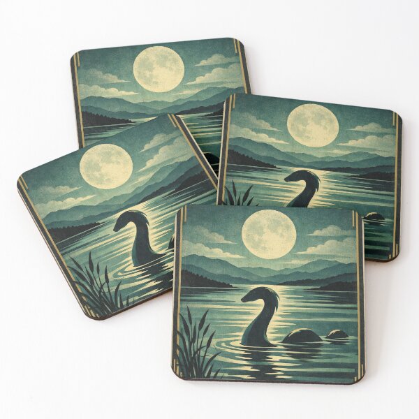 Item preview, Champ Lake Champlain Art Deco Lake Monster designed and sold by Folk Bestiary.