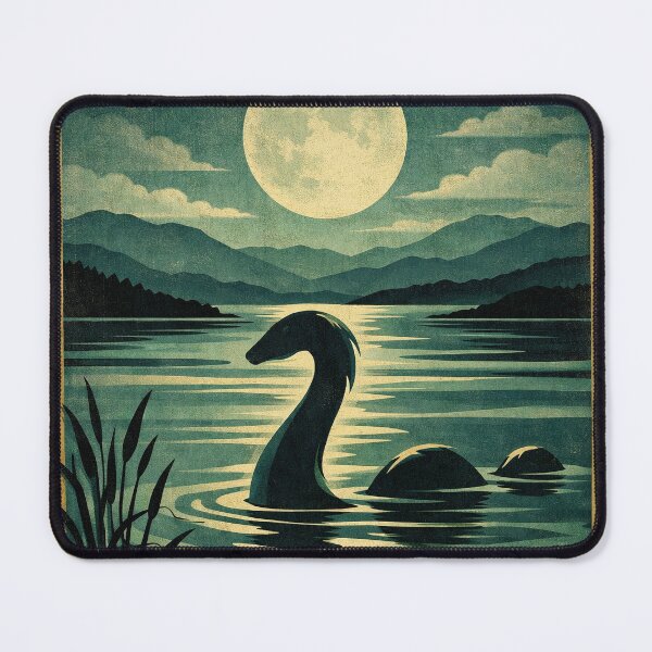 Item preview, Champ Lake Champlain Art Deco Lake Monster designed and sold by Folk Bestiary.