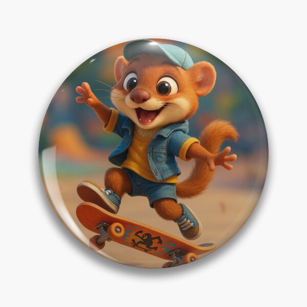 Item preview, Skater Weasel designed and sold by Sillytoe.