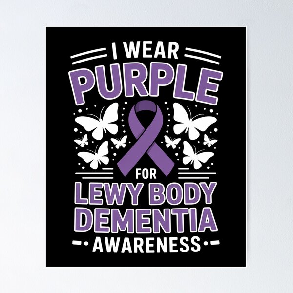 Item preview, LDB Gift Lewy Body Dementia Awareness Ribbon designed and sold by BlassmausArt.