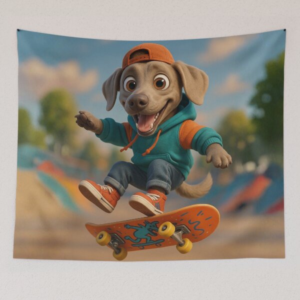 Item preview, Skater Weimaraner Dog designed and sold by Sillytoe.