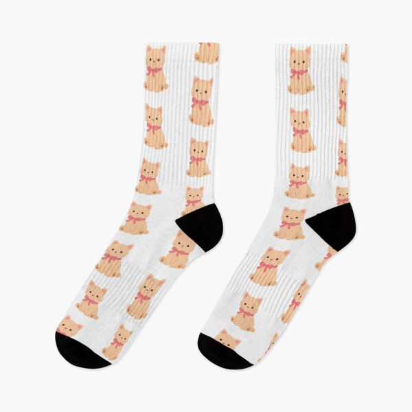 Item preview, Cute kawaii cat with pink bow designed and sold by YallaCreative13.