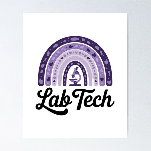 Item preview, Laboratory Technician Rainbow Gift Lab Tech designed and sold by BlassmausArt.