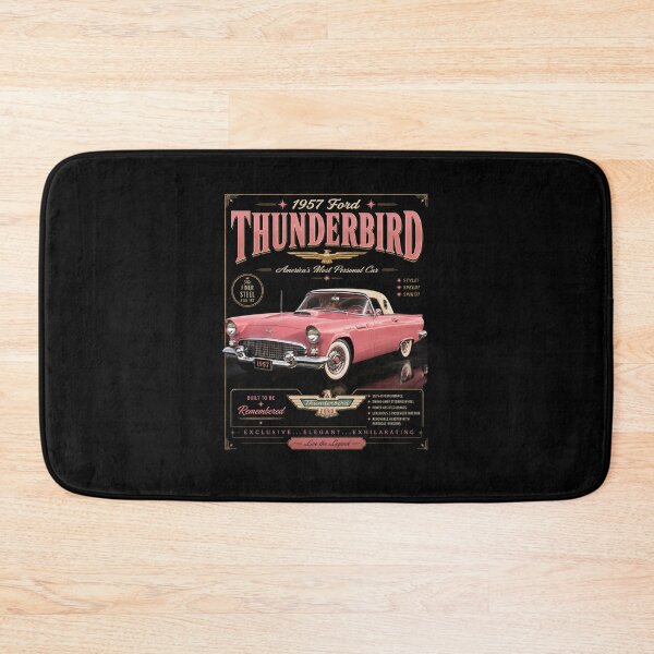 Item preview, 1957 Ford Thunderbird Two-Seat Classic American Personal Car Vintage Art designed and sold by TheArtOfCar.