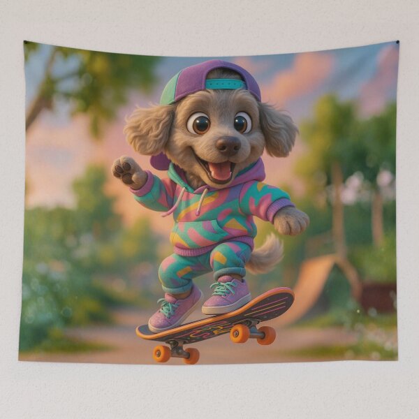 Item preview, Skater Weimardoodle Dog designed and sold by Sillytoe.