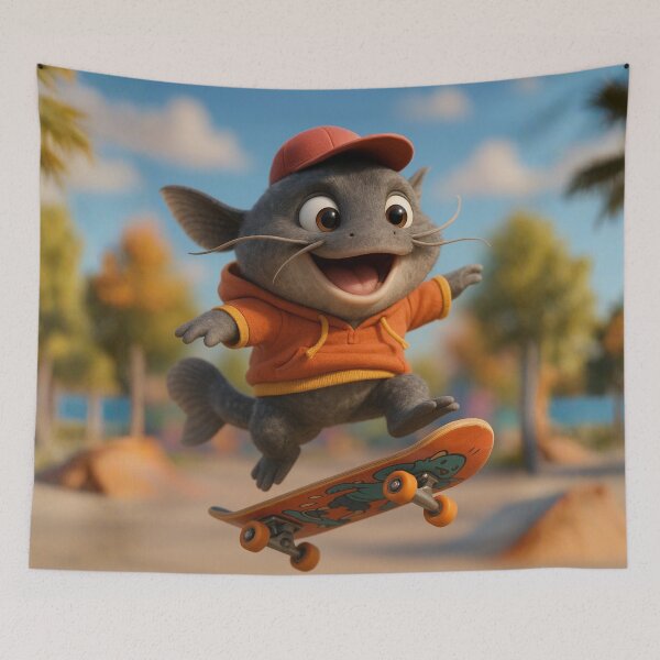 Item preview, Skater Wels Catfish designed and sold by Sillytoe.
