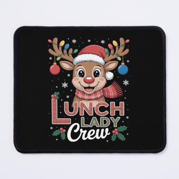 Item preview, Lunch Lady Crew Reindeer Cafeteria Lady Xmas Holiday Women designed and sold by BlassmausArt.