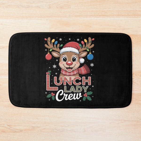 Item preview, Lunch Lady Crew Reindeer Cafeteria Lady Xmas Holiday Women designed and sold by BlassmausArt.