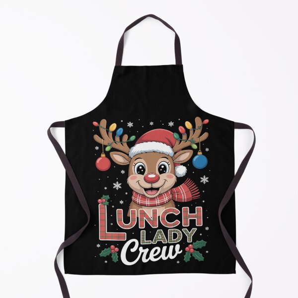 Item preview, Lunch Lady Crew Reindeer Cafeteria Lady Xmas Holiday Women designed and sold by BlassmausArt.
