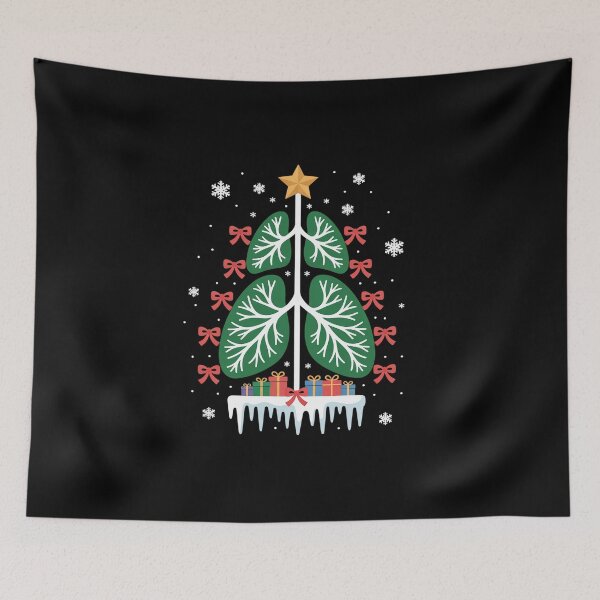 Item preview, Lung Christmas Tree Respiratory Therapy Xmas Therapist designed and sold by BlassmausArt.