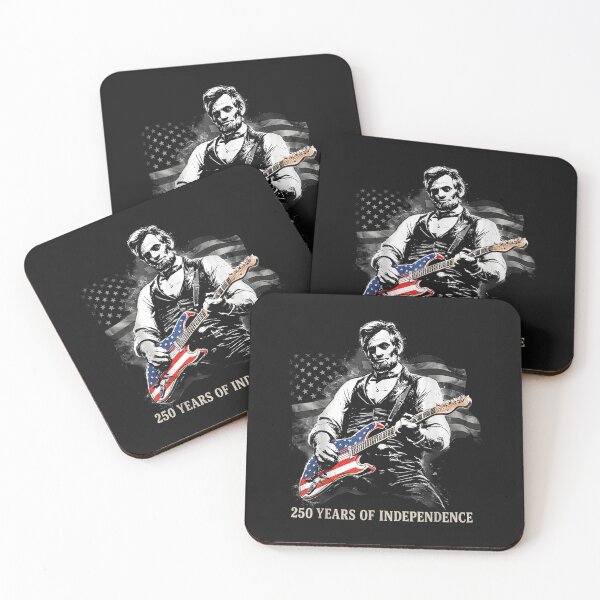 Item preview, President Abraham Lincoln, Playing Guitar ,Abe Lincoln Rock ,Playing Guitar, 4th July ,250th Anniversary designed and sold by normolog.