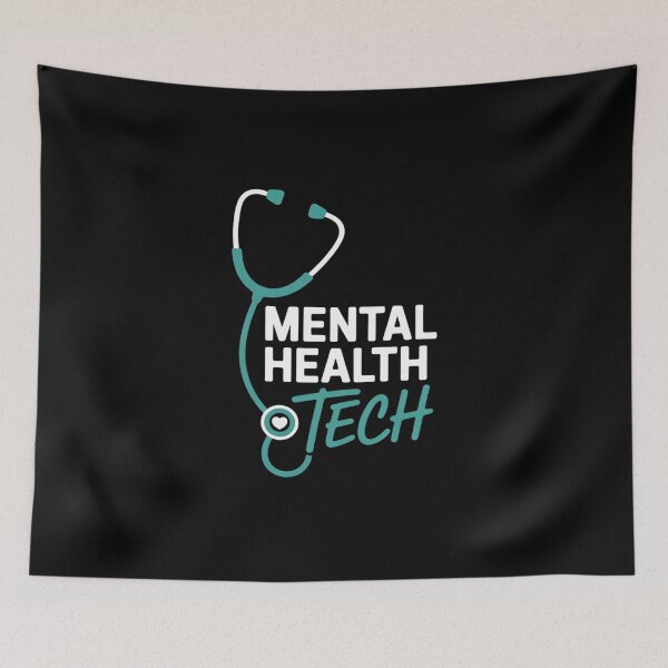 Item preview, Mental Health Tech Cute Psychiatric Technician Technologist designed and sold by BlassmausArt.