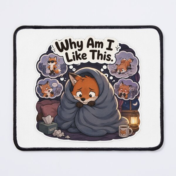 Item preview, Why Am I Like This Fox designed and sold by Softbear Atelier.