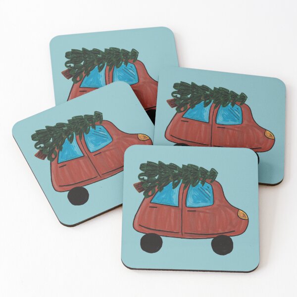Item preview, Little Red Car Does Christmas designed and sold by k8createsstudio.