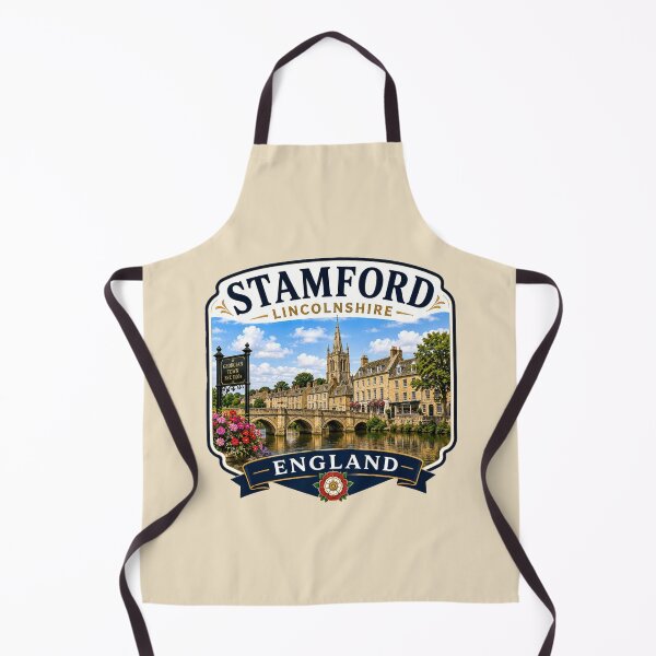 Item preview, Stamford, Lincolnshire, England - Georgian Riverside Town designed and sold by Myra365Art.