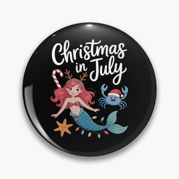 Item preview, Christmas in July  2026 Xmas Squad Mermaid designed and sold by BlassmausArt.