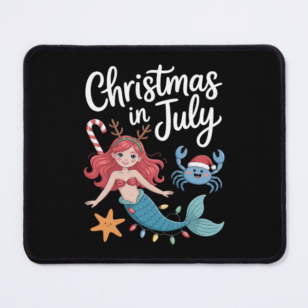 Item preview, Christmas in July 2026 Xmas Squad Mermaid designed and sold by BlassmausArt.