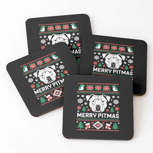 Item preview,  Dog Pitbull Christmas Lovers Merry Pitmas Ugly Christmas designed and sold by BlassmausArt.