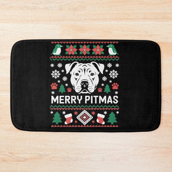 Item preview,  Dog Pitbull Christmas Lovers Merry Pitmas Ugly Christmas designed and sold by BlassmausArt.