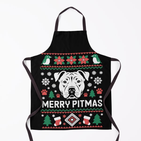 Item preview, Dog Pitbull Christmas Lovers Merry Pitmas Ugly Christmas designed and sold by BlassmausArt.