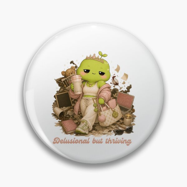 Item preview, Delusional but thriving designed and sold by heypuddles.
