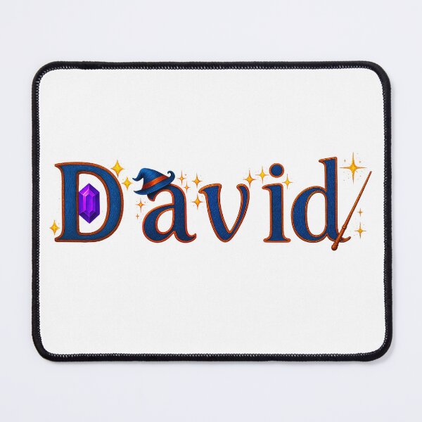 Item preview, SPELLBOUND NAMES COLLECTION – ✨ DAVID ✨ – STORYBOOK SPELLCASTER DREAMS designed and sold by WheelieGdArt.
