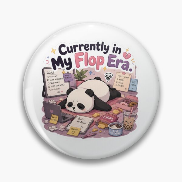 Item preview, Currently in my Flop Era Cute Panda Sticker designed and sold by Softbear Atelier.