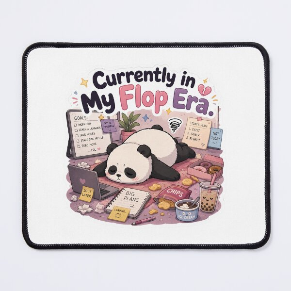 Item preview, Currently in my Flop Era Cute Panda Sticker designed and sold by Softbear Atelier.