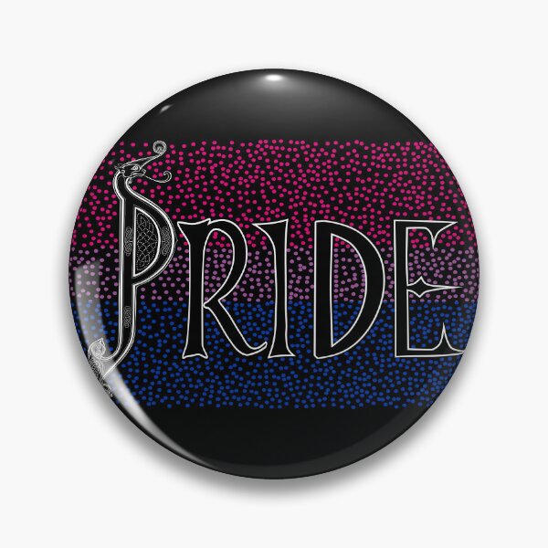 Item preview, Medieval Bi Pride in Lindisfarne Lettering designed and sold by Tiwsarm.