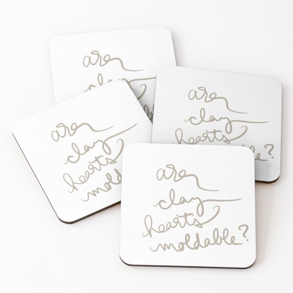 Item preview, Are Clay Hearts Moldable? designed and sold by abeink.