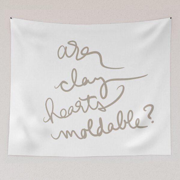 Item preview, Are Clay Hearts Moldable? designed and sold by abeink.
