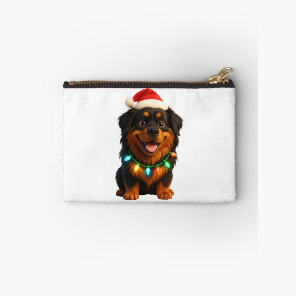 Item preview, Christmas Long-Haired Rottweiler Dog designed and sold by Sillytoe.
