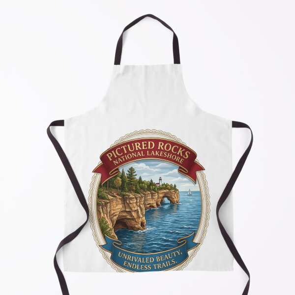 Item preview, Pictured Rocks National Lakeshore Unrivaled Beauty, Endless Trails Michigan Travel Hiker designed and sold by Simsimah26Parks.