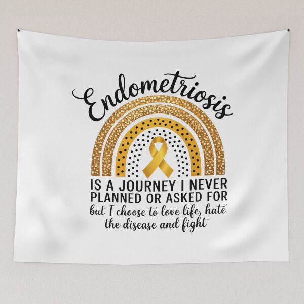 Item preview, Endometriosis Journey - Love Life Hate Disease designed and sold by SapfireStuArt.