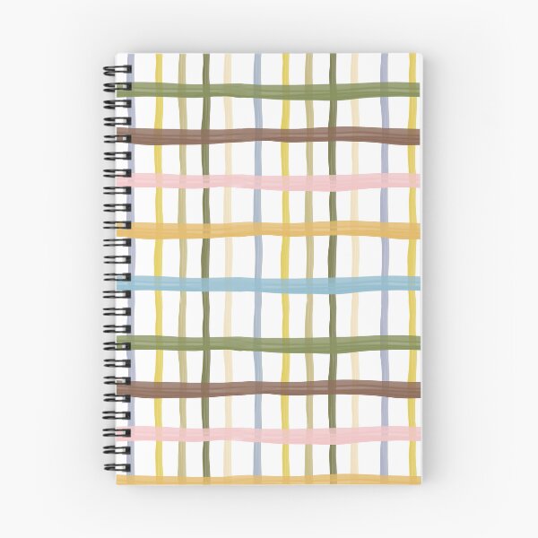 Item preview, Earthy vibe checked pattern designed and sold by Navitaloves.