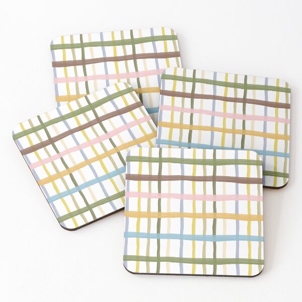 Item preview, Earthy vibe checked pattern designed and sold by Navitaloves.