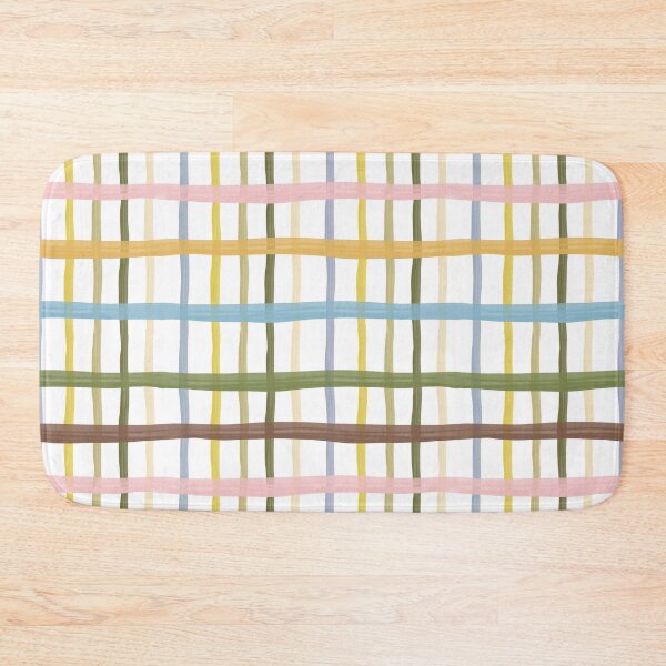 Item preview, Earthy vibe checked pattern designed and sold by Navitaloves.
