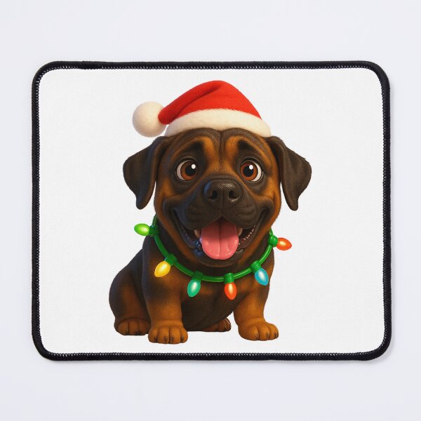 Item preview, Christmas Mastador Dog designed and sold by Sillytoe.