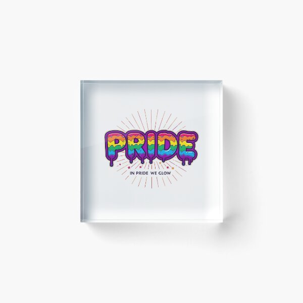 Item preview, Pride Month Rainbow Drip Art – Bold LGBTQ Color Splash Typography designed and sold by Pride_Prints.