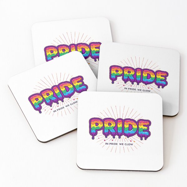 Item preview, Pride Month Rainbow Drip Art – Bold LGBTQ Color Splash Typography designed and sold by Pride_Prints.