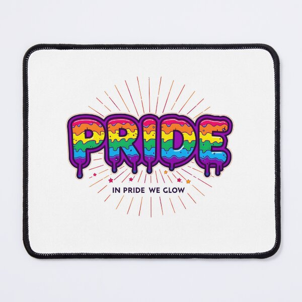 Item preview, Pride Month Rainbow Drip Art – Bold LGBTQ Color Splash Typography designed and sold by Pride_Prints.