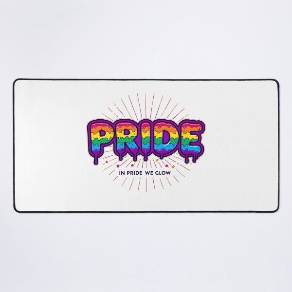 Item preview, Pride Month Rainbow Drip Art – Bold LGBTQ Color Splash Typography designed and sold by Pride_Prints.